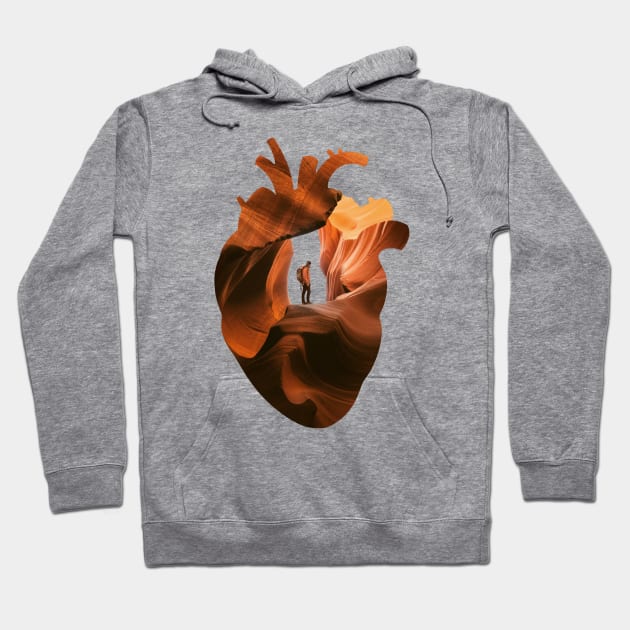 Heart Explorer Hoodie by enkeldika2